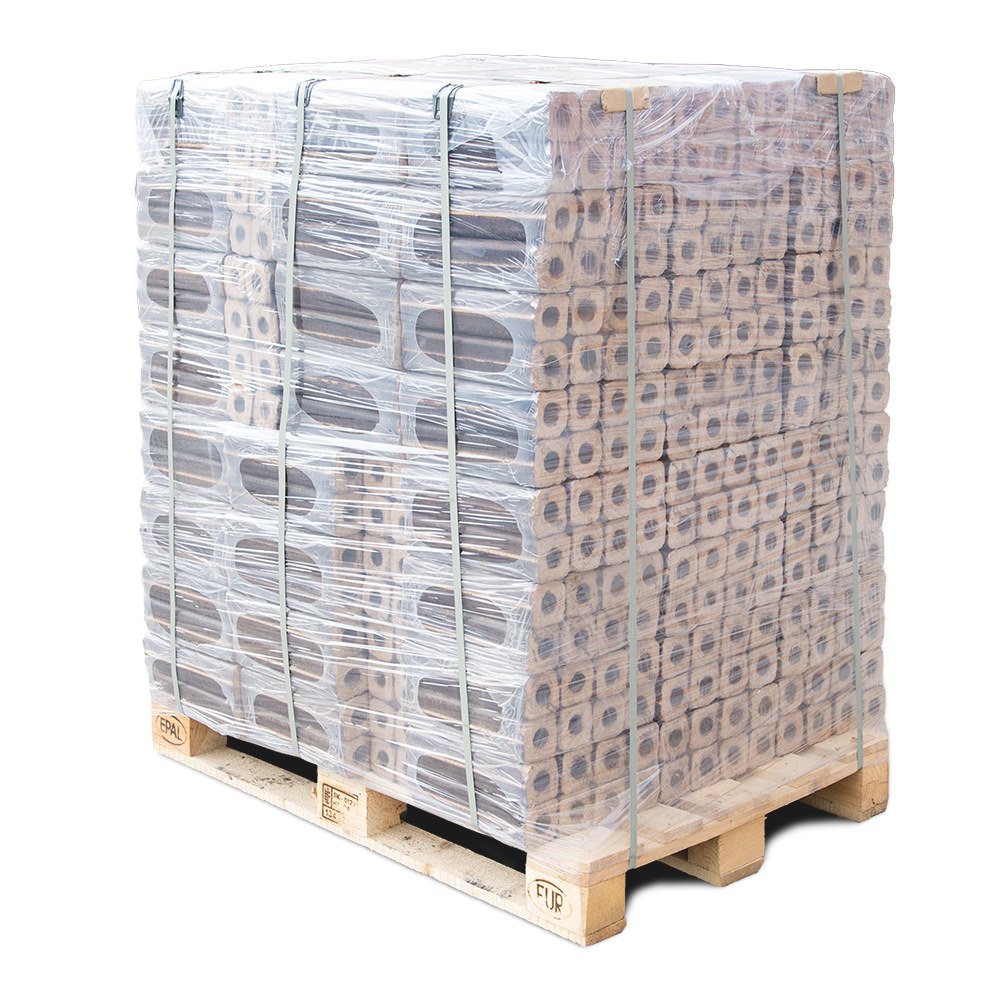 Pini Kay XXL Buchenholzbriketts 960kg Palette Pini Kay XXL Buchenholzbriketts 960kg Palette